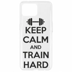 Чохол для Oppo Reno 4 Lite KEEP CALM and TRAIN HARD - PrintSalon