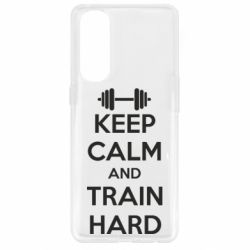 Чохол для Oppo Reno 4 Pro KEEP CALM and TRAIN HARD - PrintSalon
