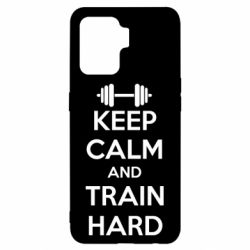 Чохол для Oppo Reno 5 Lite KEEP CALM and TRAIN HARD - PrintSalon