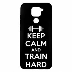 Чохол для Xiaomi Redmi Note 9 / Redmi 10X KEEP CALM and TRAIN HARD - PrintSalon
