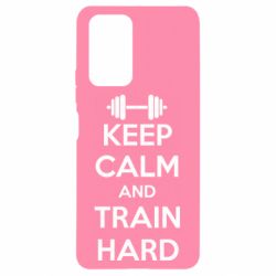 Чохол для Xiaomi Redmi Note 10 Pro KEEP CALM and TRAIN HARD - PrintSalon