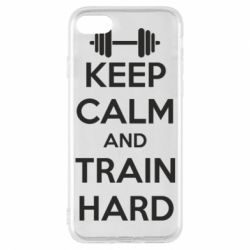 Чохол для iPhone 8 KEEP CALM and TRAIN HARD - PrintSalon