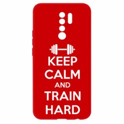 Чохол для Xiaomi Redmi 9 KEEP CALM and TRAIN HARD - PrintSalon