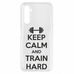 Чохол для Realme 6 KEEP CALM and TRAIN HARD - PrintSalon