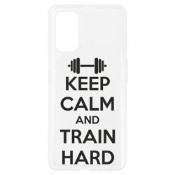 Чохол для Realme 7 Pro KEEP CALM and TRAIN HARD - PrintSalon