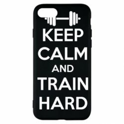 Чохол для iPhone SE 2022 KEEP CALM and TRAIN HARD - PrintSalon