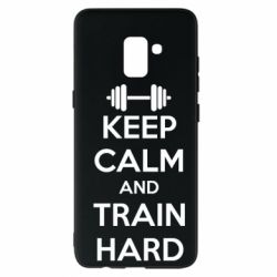 Чохол для Samsung A8+ 2018 KEEP CALM and TRAIN HARD - PrintSalon