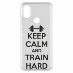 Чохол для Xiaomi Mi A2 KEEP CALM and TRAIN HARD - PrintSalon