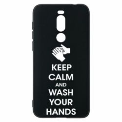 Чехол для Meizu X8 Keep calm and wash your hands - PrintSalon