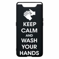 Чехол для Samsung A80 Keep calm and wash your hands - PrintSalon