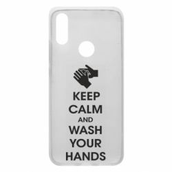 Чехол для Xiaomi Redmi 7 Keep calm and wash your hands - PrintSalon