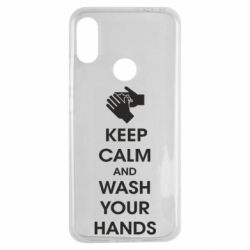 Чехол для Xiaomi Redmi Note 7 Keep calm and wash your hands - PrintSalon