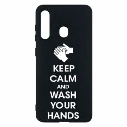 Чехол для Samsung M40 Keep calm and wash your hands - PrintSalon