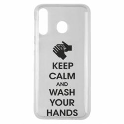 Чехол для Samsung M30 Keep calm and wash your hands - PrintSalon