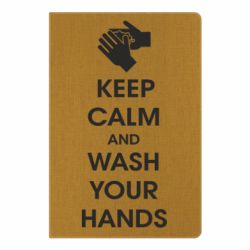 Блокнот с принто Keep calm and wash your hands - PrintSalon