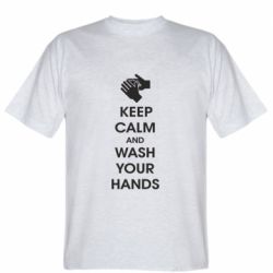 Чоловіча футболка Stedman Keep calm and wash your hands