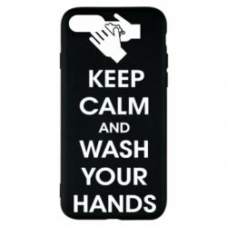 Чехол для iPhone SE 2020 Keep calm and wash your hands - PrintSalon
