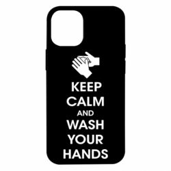 Чехол для iPhone 12 mini Keep calm and wash your hands - PrintSalon