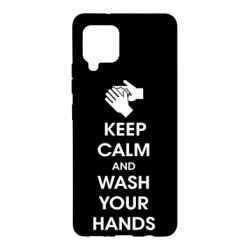 Чехол для Samsung A42 5G Keep calm and wash your hands - PrintSalon