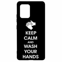 Чехол для Samsung S10 Lite Keep calm and wash your hands - PrintSalon