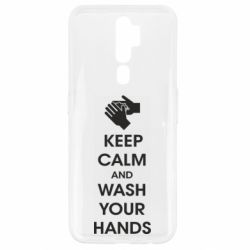 Чехол для Oppo A5/A9 2020 Keep calm and wash your hands - PrintSalon