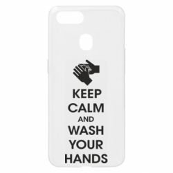 Чехол для Oppo A5s/A12 Keep calm and wash your hands - PrintSalon