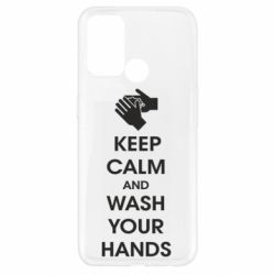 Чехол для Oppo A52/A72/A92 Keep calm and wash your hands - PrintSalon
