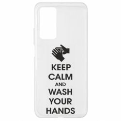 Чехол для Xiaomi Mi 10T/10T Pro Keep calm and wash your hands - PrintSalon