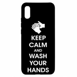 Чехол для Xiaomi Redmi 9a Keep calm and wash your hands - PrintSalon