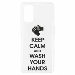 Чехол для Realme 7 Pro Keep calm and wash your hands - PrintSalon