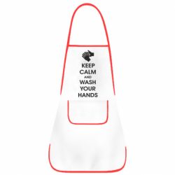 Фартук Keep calm and wash your hands - PrintSalon