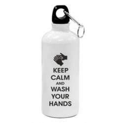 Фляга Keep calm and wash your hands - PrintSalon
