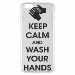 Чехол для iPhone 6 Plus/6S Plus Keep calm and wash your hands