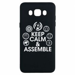 Чехол для Samsung J7 2016 Keep calm & assemble - PrintSalon