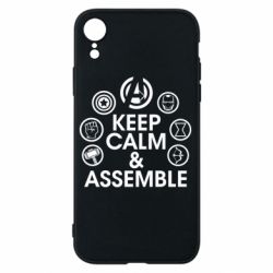 Чехол для iPhone XR Keep calm & assemble - PrintSalon