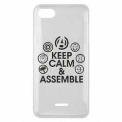 Чехол для Xiaomi Redmi 6A Keep calm & assemble - PrintSalon