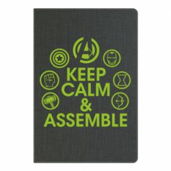 Блокнот с принто Keep calm & assemble - PrintSalon