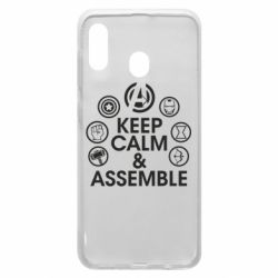 Чехол для Samsung A20 Keep calm & assemble - PrintSalon