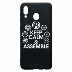 Чехол для Samsung A30 Keep calm & assemble - PrintSalon