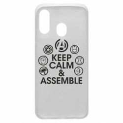 Чехол для Samsung A40 Keep calm & assemble - PrintSalon