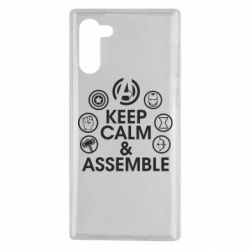 Чехол для Samsung Note 10 Keep calm & assemble - PrintSalon