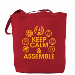 Эко-сумка Keep calm & assemble - PrintSalon