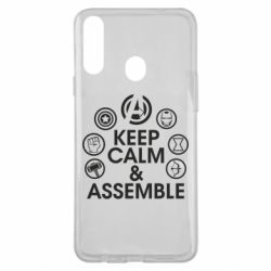 Чехол для Samsung A20s Keep calm & assemble - PrintSalon