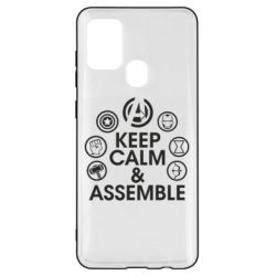 Чехол для Samsung A21s Keep calm & assemble - PrintSalon
