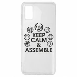 Чехол для Samsung A41 Keep calm & assemble - PrintSalon