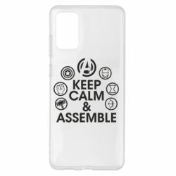 Чехол для Samsung S20+ Keep calm & assemble - PrintSalon