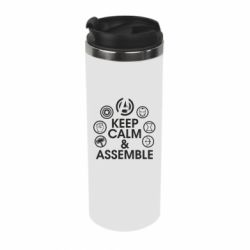 Термокружка Keep calm & assemble - PrintSalon