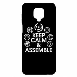 Чехол для Xiaomi Redmi Note 9S/9Pro/9Pro Max Keep calm & assemble - PrintSalon