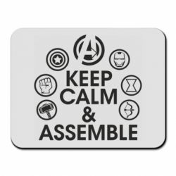 Коврик для мыши Keep calm & assemble - PrintSalon