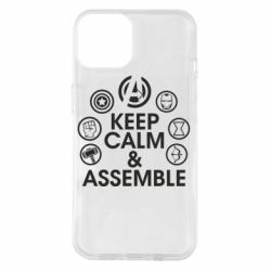 Чехол для iPhone 14 Keep calm & assemble - PrintSalon